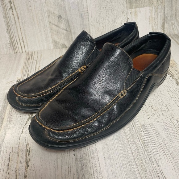 Cole Haan Tucker Venetian Loafers Slip On Leather Black size 9.5 Comfort - Picture 1 of 8
